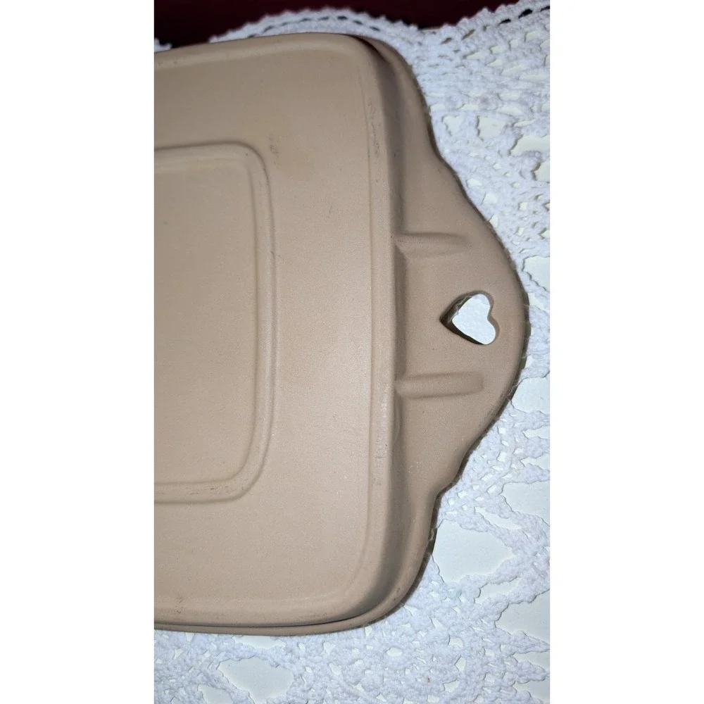 1988 Brown Bag Cookie Square Floral Shortbread Baking Mold Hearts Cottagecore